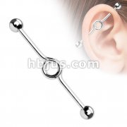 Looped Industrial Barbell 316L Surgical Steel 