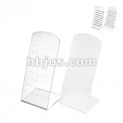 Mini L-Stand Display with 48 Hole Inserts for Body Jewelry