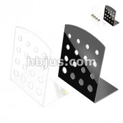 L-Stand Acrylic Display with 16 Hole Inserts for Plugs/Tunnels