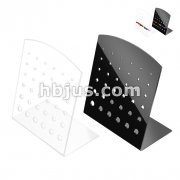 L-Stand Acrylic Display with 36 Hole Inserts for Plugs/Tunnels