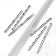 Implant Grade Titanium Internally Threaded Barbell Pins With Threaded Hole on Bar