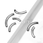 10pc Pack Implant Grade Titanium Internally Threaded CurvedBarbell Pins