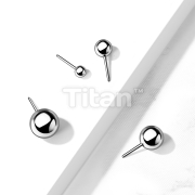 Implant Grade Titanium Threadless Push In Ball Top
