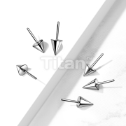 Implant Grade Titanium Threadless Push In Top Spikes