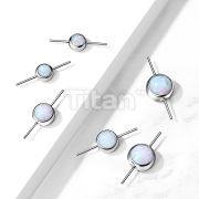 Implant Grade Titanium Threadless Push In Opal set Connector