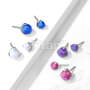 Implant Grade Titanium Threadless Push In Opal Ball Claw Ste Tops