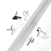 Implant Grade Titanium Threadless Push In Lightning Bolt Tops