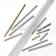 10pc Pack External Thread 316L Surgical Steel Barbell Pins