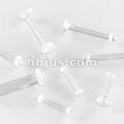 100 Pcs Acrylic Retainer with Clear O-RingBulk Packs