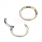 Implant Grade Titanium Photochromic Hinged Segment Hoop Ring