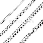 Stainless Steel Box Chain Necklaces