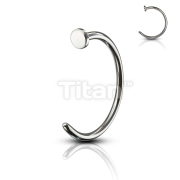 Implant Grade Titanium Nose Hoop Ring 