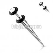 Fake 316L Surgical Steel Taper with O-ring