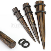 Organic Natural Palm Wood Taper with Two O-Rings