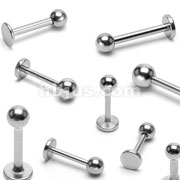 100pcs of 316L Surgical Steel Labret w/Ball